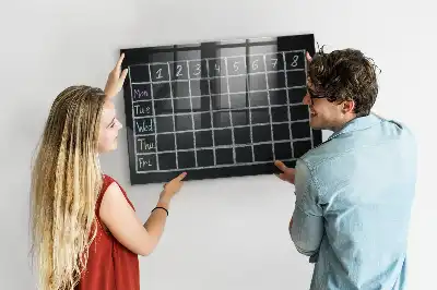 Magnetisk rittavla med lektionsschema