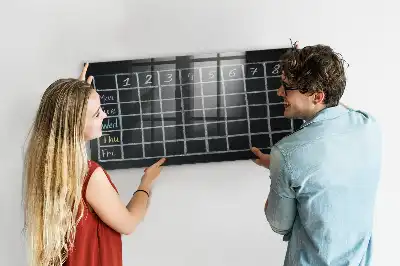 Magnetisk rittavla med lektionsschema