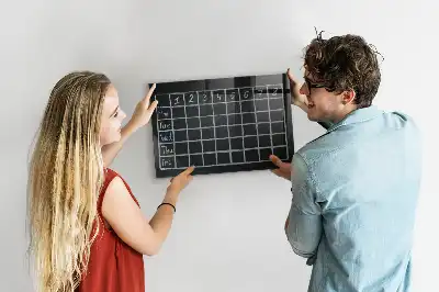 Magnetisk rittavla med lektionsschema