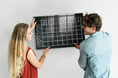 Magnetisk rittavla med lektionsschema