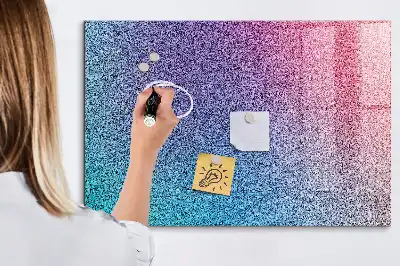 Magnetisk tavla med penna med gradientmönster