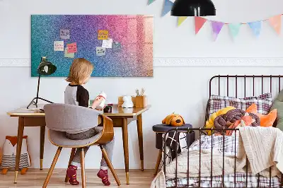 Magnetisk tavla med penna med gradientmönster