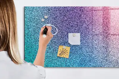 Magnetisk tavla med penna med gradientmönster