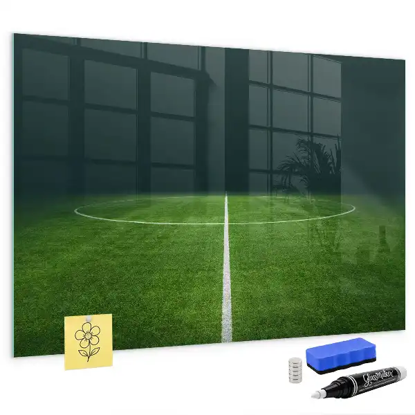 Magnetisk rittavla med fotbollsplan
