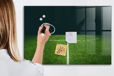 Magnetisk rittavla med fotbollsplan