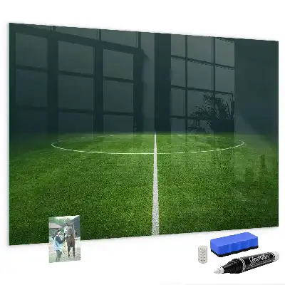 Magnetisk rittavla med fotbollsplan