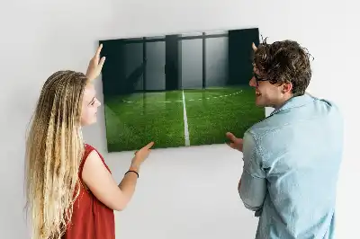 Magnetisk rittavla med fotbollsplan