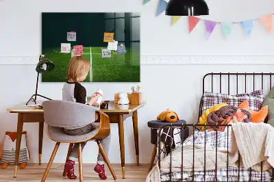 Magnetisk rittavla med fotbollsplan