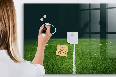 Magnetisk rittavla med fotbollsplan