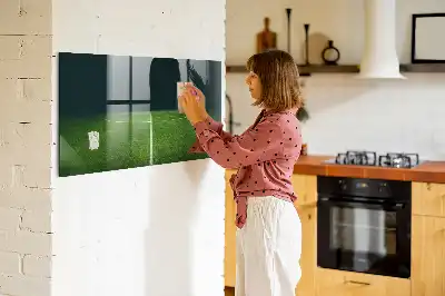 Magnetisk rittavla med fotbollsplan