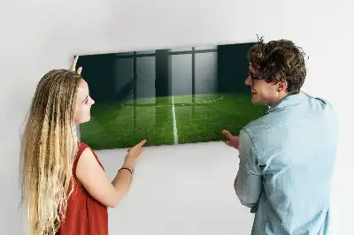 Magnetisk rittavla med fotbollsplan