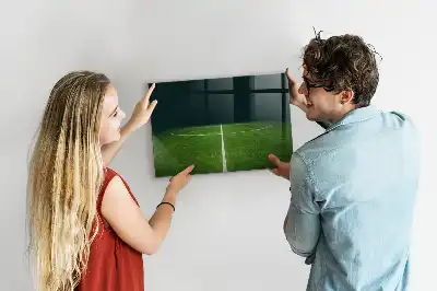 Magnetisk rittavla med fotbollsplan