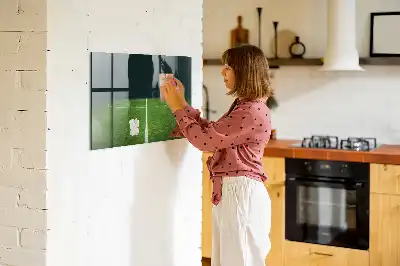 Magnetisk rittavla med fotbollsplan