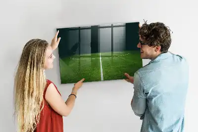 Magnetisk rittavla med fotbollsplan