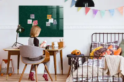 Magnetisk tavla med penna med bladmönster