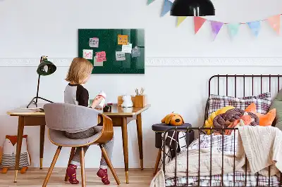 Magnetisk tavla med penna med bladmönster