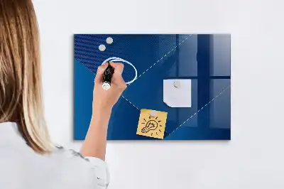Magnetisk rittavla dekorativ abstrakt design
