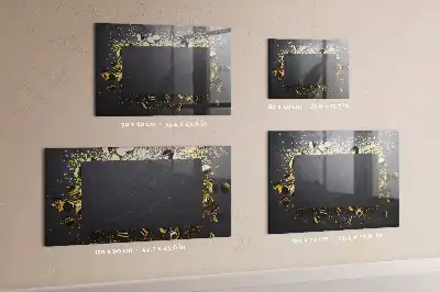 Magnetisk tavla med tillhörande penna och guldkonfetti