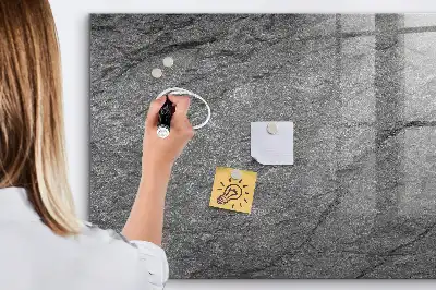 Magnetisk tavla med penna motiv av vulkanisk klippa