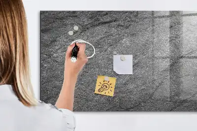 Magnetisk tavla med penna motiv av vulkanisk klippa