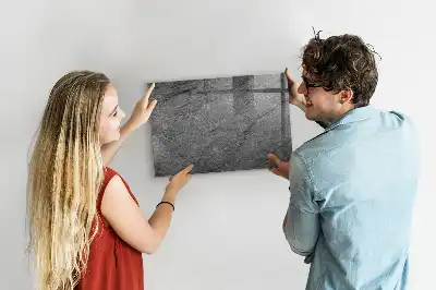 Magnetisk tavla med penna motiv av vulkanisk klippa