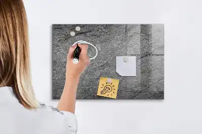 Magnetisk tavla med penna motiv av vulkanisk klippa