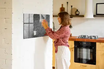 Magnetisk tavla med penna motiv av vulkanisk klippa