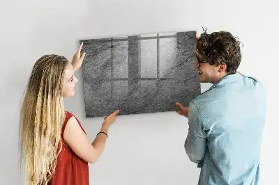 Magnetisk tavla med penna motiv av vulkanisk klippa