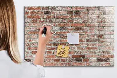 Magnetisk rittavla tegelvägg