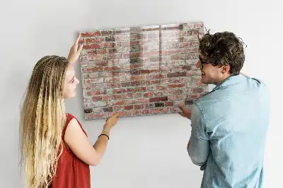 Magnetisk rittavla tegelvägg