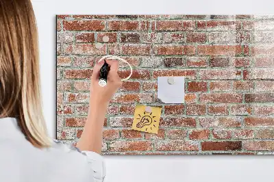 Magnetisk rittavla tegelvägg