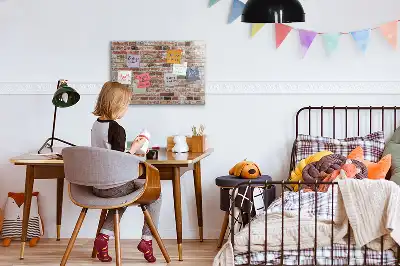 Magnetisk rittavla tegelvägg