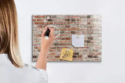 Magnetisk rittavla tegelvägg
