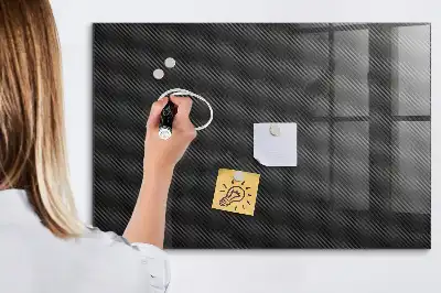 Magnetisk tavla med mörk abstraktion och penna