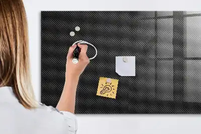 Magnetisk tavla med mörk abstraktion och penna