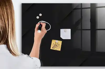 Magnetisk rittavla med mönster för mörk vägg