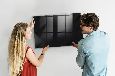 Magnetisk rittavla med mönster för mörk vägg