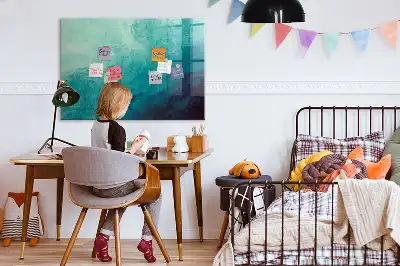 Magnetisk tavla Djupabstraktion med tillhörande penna