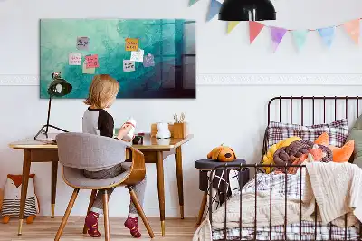 Magnetisk tavla Djupabstraktion med tillhörande penna