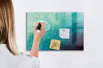 Magnetisk tavla Djupabstraktion med tillhörande penna