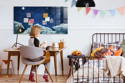 Magnetisk tavla med penna motiv Nattstämning