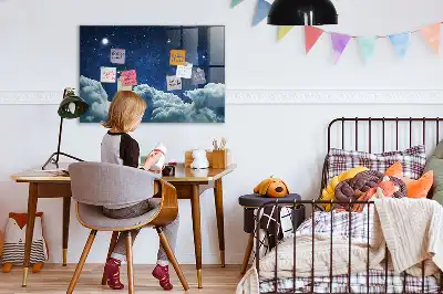 Magnetisk tavla med penna motiv Nattstämning