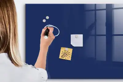 Magnetisk rittavla i blå färg