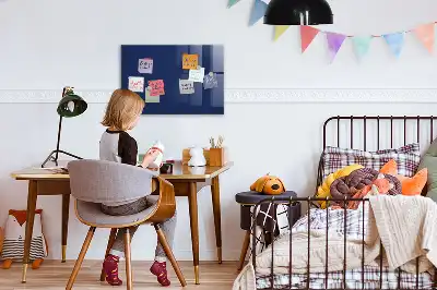 Magnetisk rittavla i blå färg