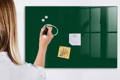 Magnetisk tavla med penna flaskgrön