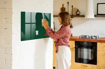 Magnetisk tavla med penna flaskgrön