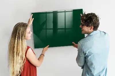 Magnetisk tavla med penna flaskgrön