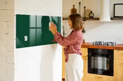 Magnetisk tavla med penna flaskgrön