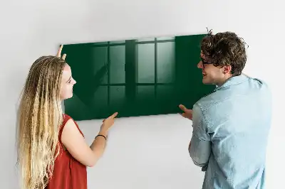 Magnetisk tavla med penna flaskgrön