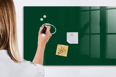 Magnetisk tavla med penna flaskgrön